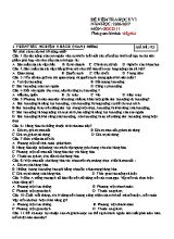 Đề kiểm tra học kỳ I môn Giáo dục công dân Lớp 11 - Mã đề 123 - Năm học 2016-2017